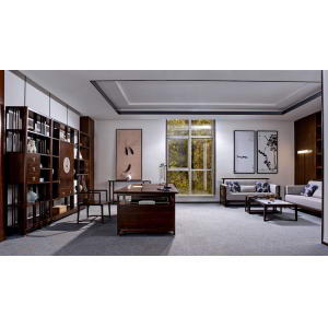 现代风格实木办公